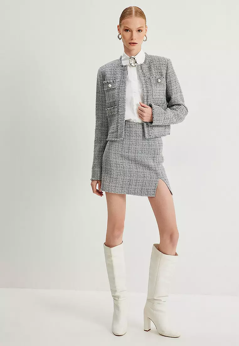 Tweed Crop Jacket