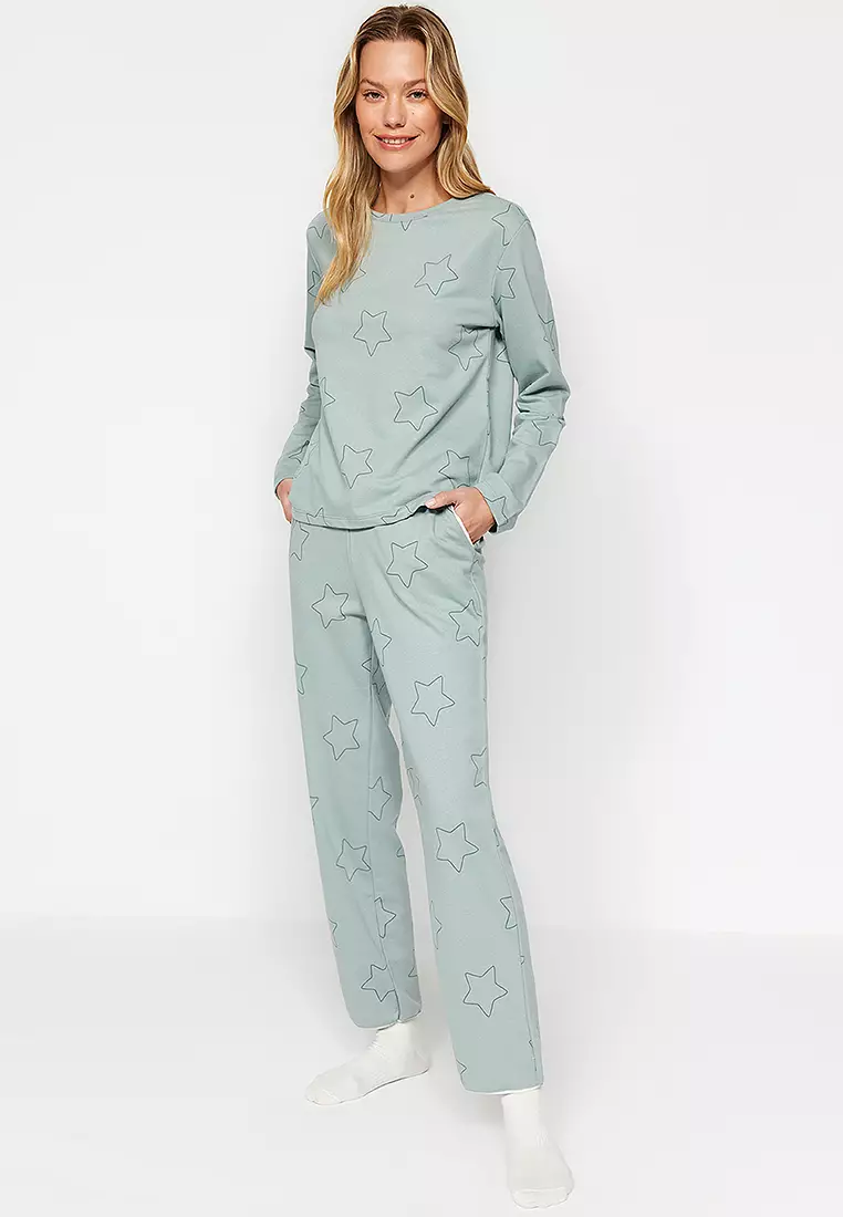 Star Knitted Pajama Set
