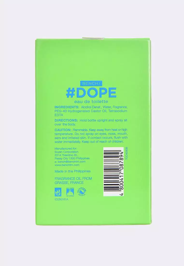 Buy BENCH Dope EDT 2026 Online | ZALORA Philippines