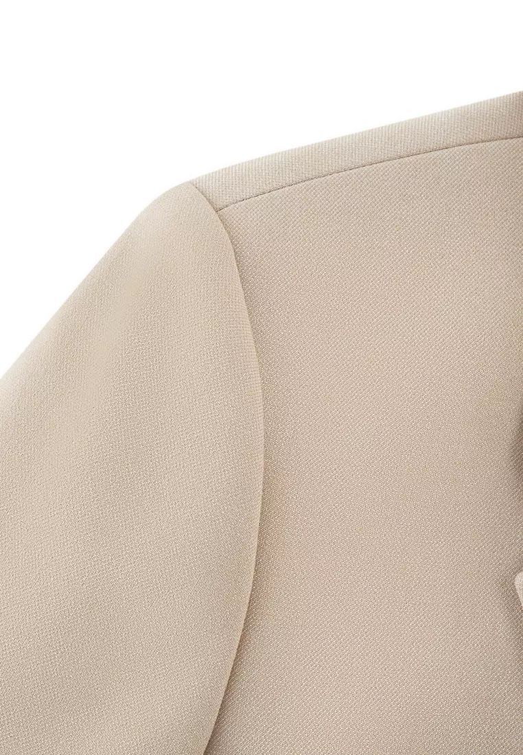 長袖修身西裝外套