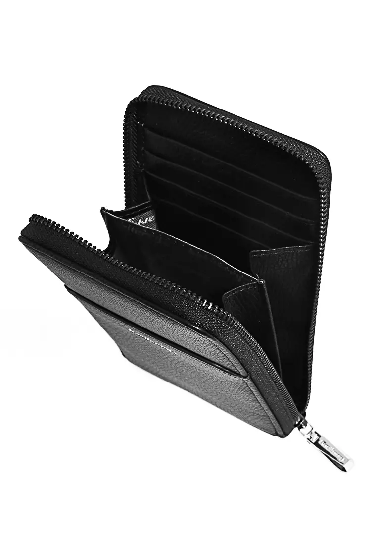 Dompet Pria Wanita Model Panjang Handle Strap Many Slot Material Leather ORIGINAL