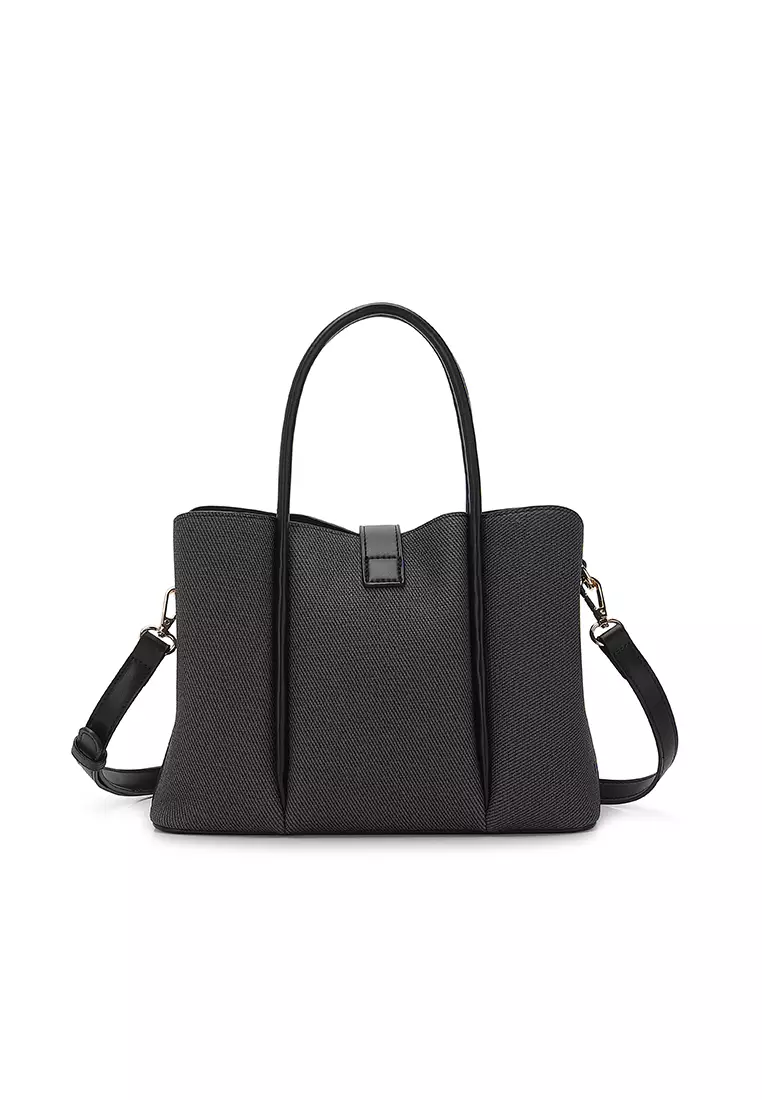 Women's Top Handle Bag / Sling Bag / Crossbody Bag / Shoulder Bag - Black