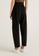United Colors of Benetton black Paperbag trousers in 100% cotton E6CB3AA4AC08B6GS_3