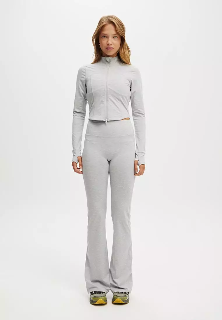 Ultra Soft Contour Long Sleeve Zip Through
