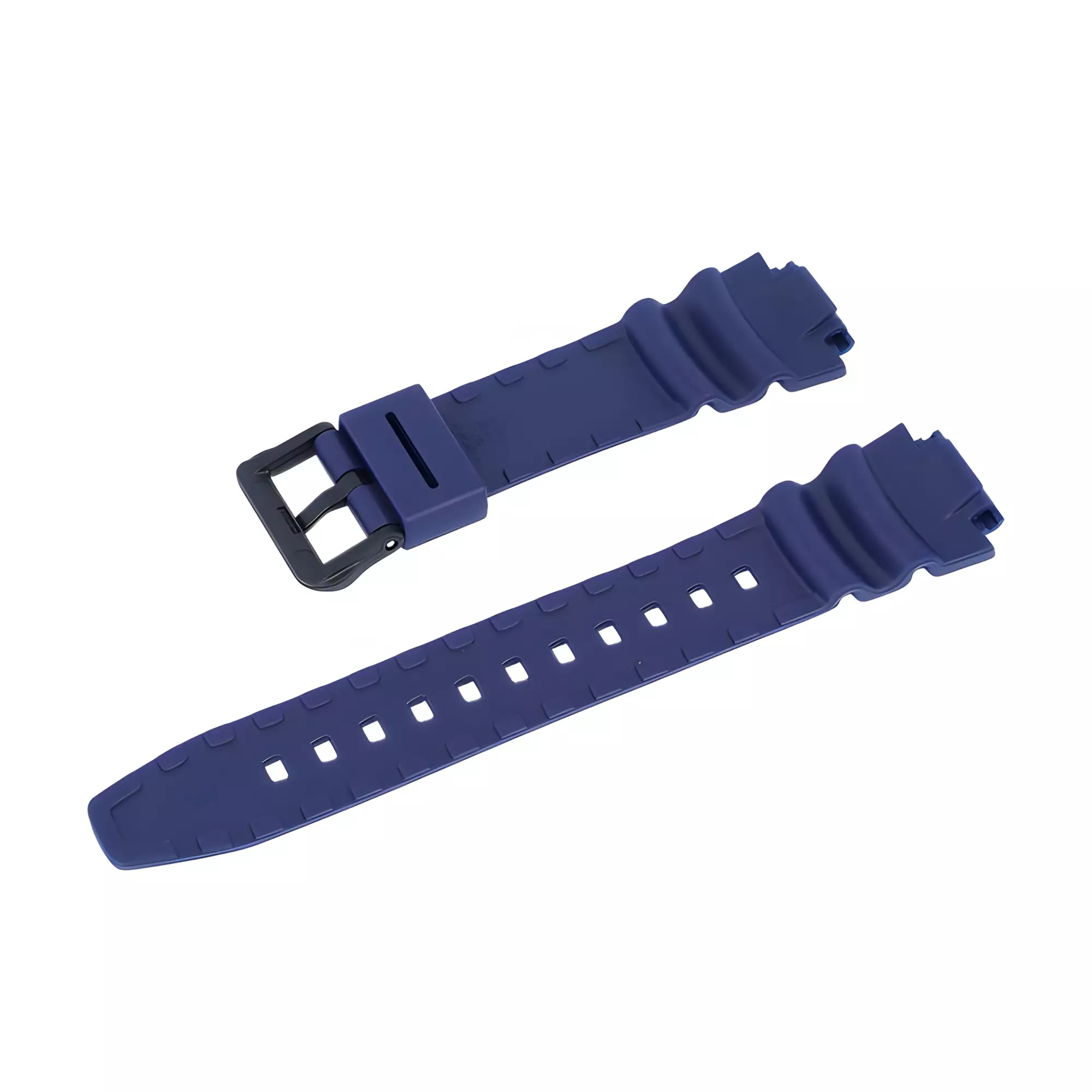Tali Strap Jam Tangan Casio W-218H-2A / 10569211 - 25 mm - Blue Resin Band