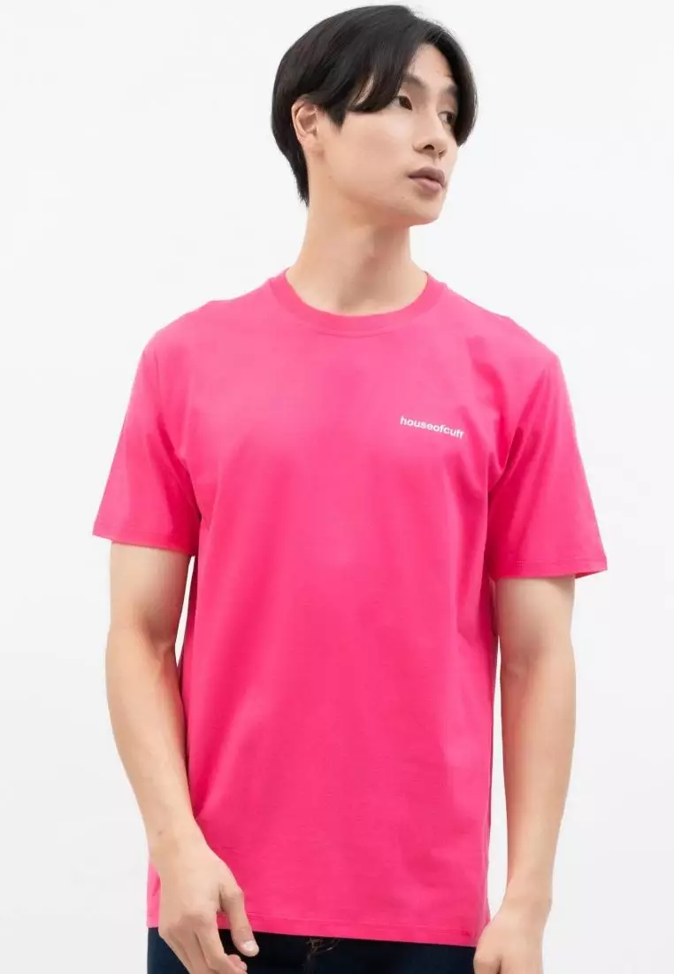 Houseofcuff T-shirt Kaos Polos Pendek Pink Fanta Tersedia Size S - 4XL