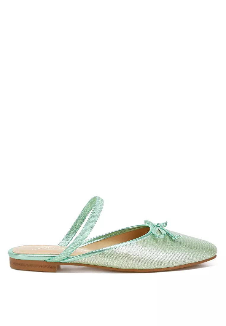 Sepatu Balet Glitter Hijau