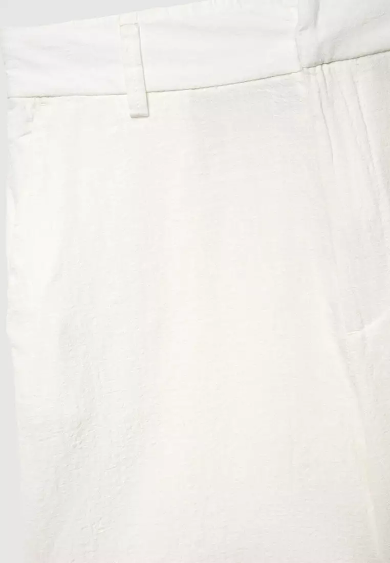 Women's Plain Linen-Effect Shorts