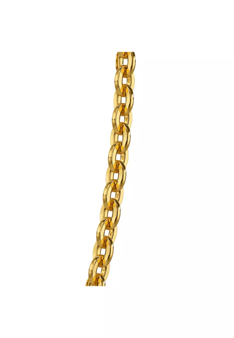 Mini Cable Chain Gold Plated Necklace