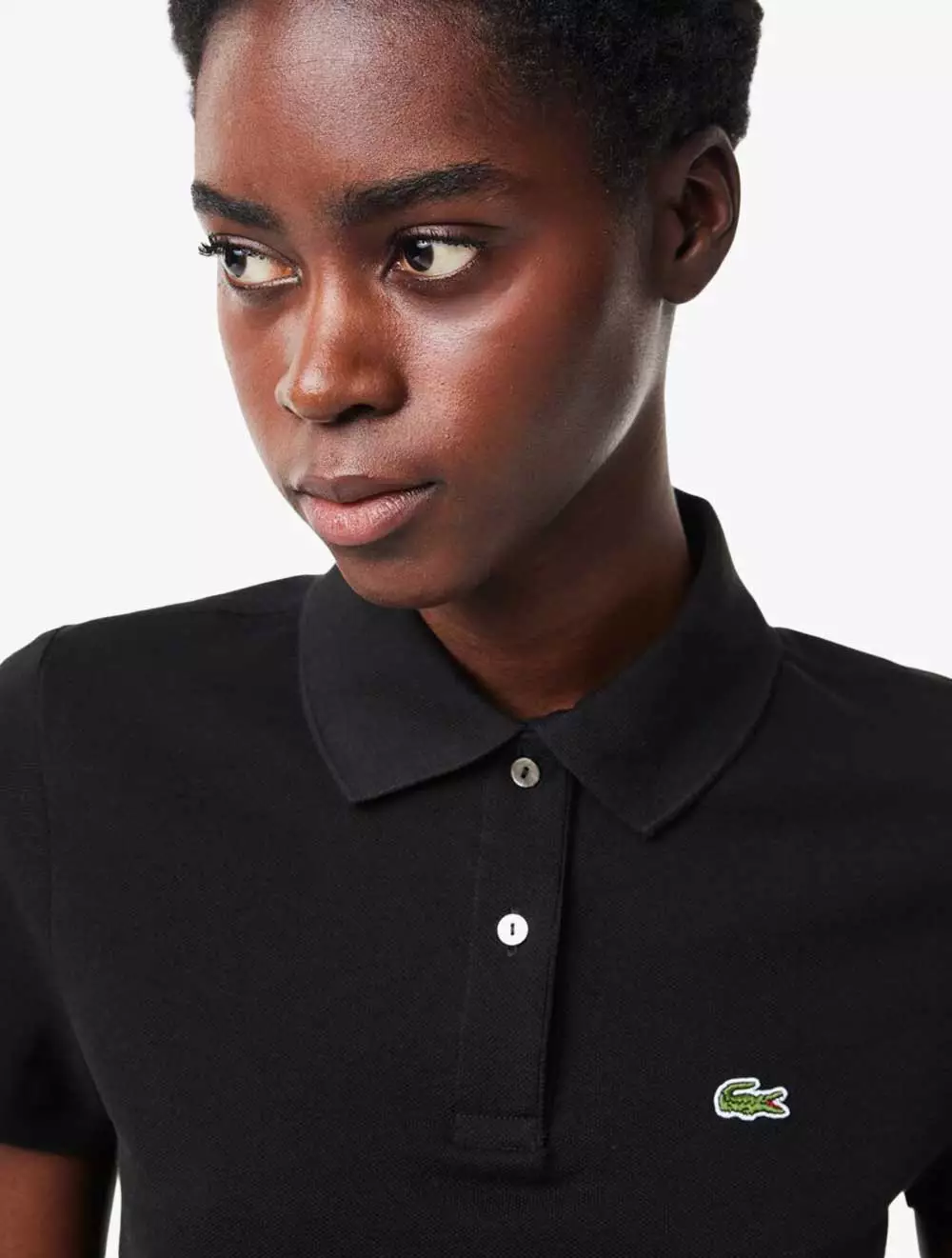 Regular Fit Supple Petit Piqué Polo Shirt - Black