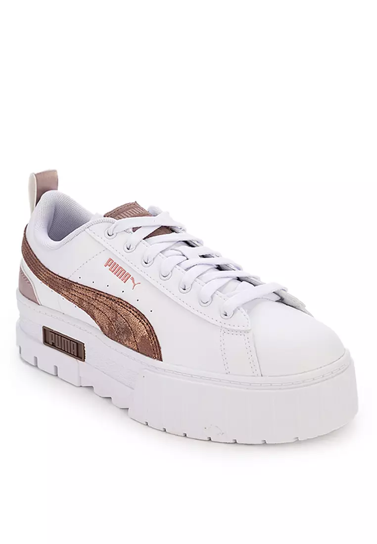 Discount on Puma  shoes - SKU: [New] Puma Mayze Glam Women's Sneakers (White)