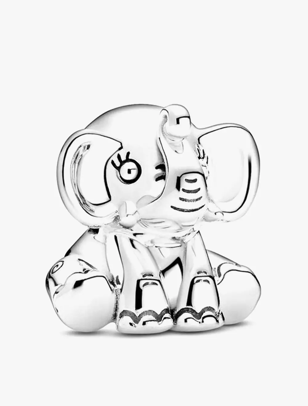Elephant sterling silver charm