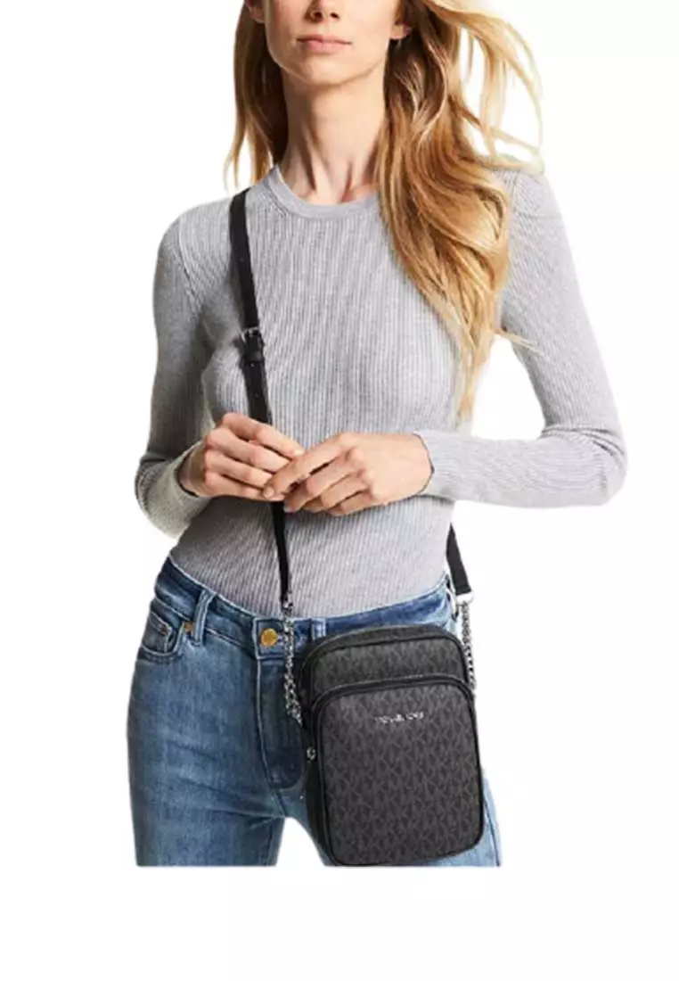 Buy Michael Kors Jet Set Travel Medium Logo Crossbody Bag 2026