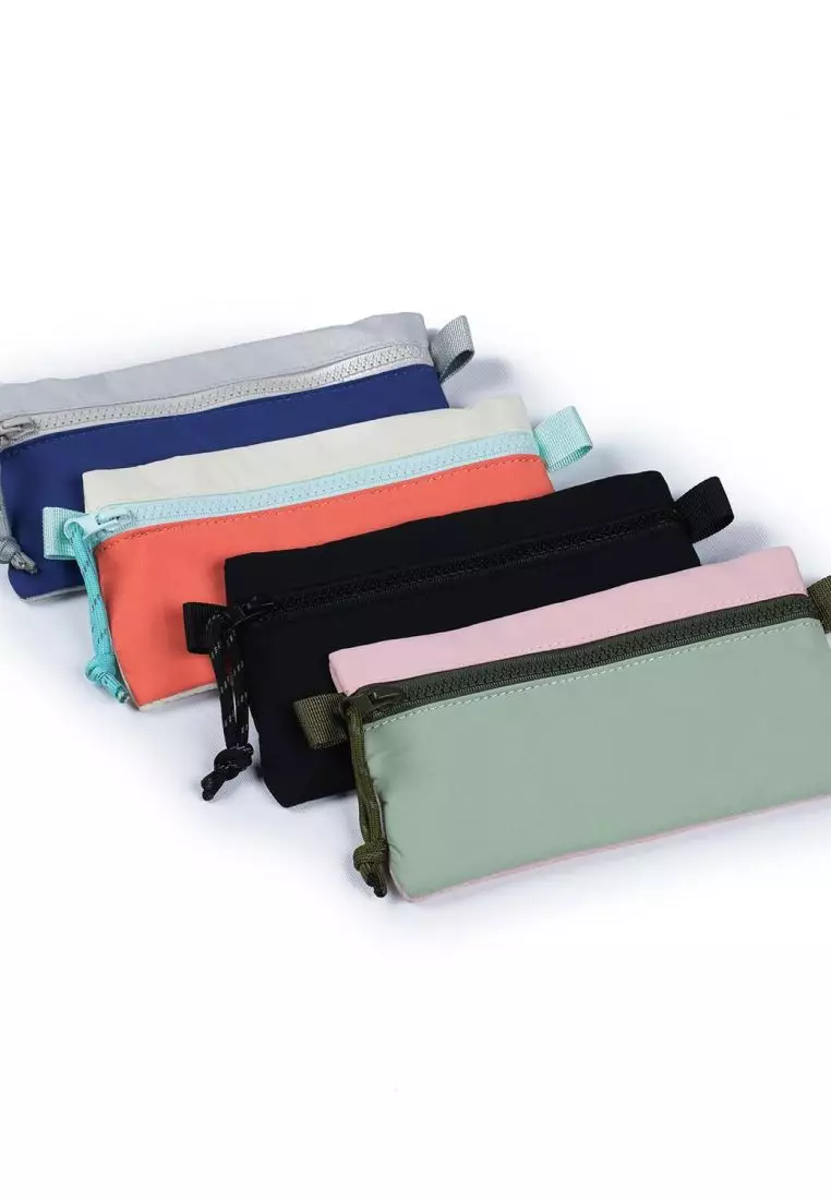 Crossing Tessa Colour Block Pouch Small - Mint/Powder Pink