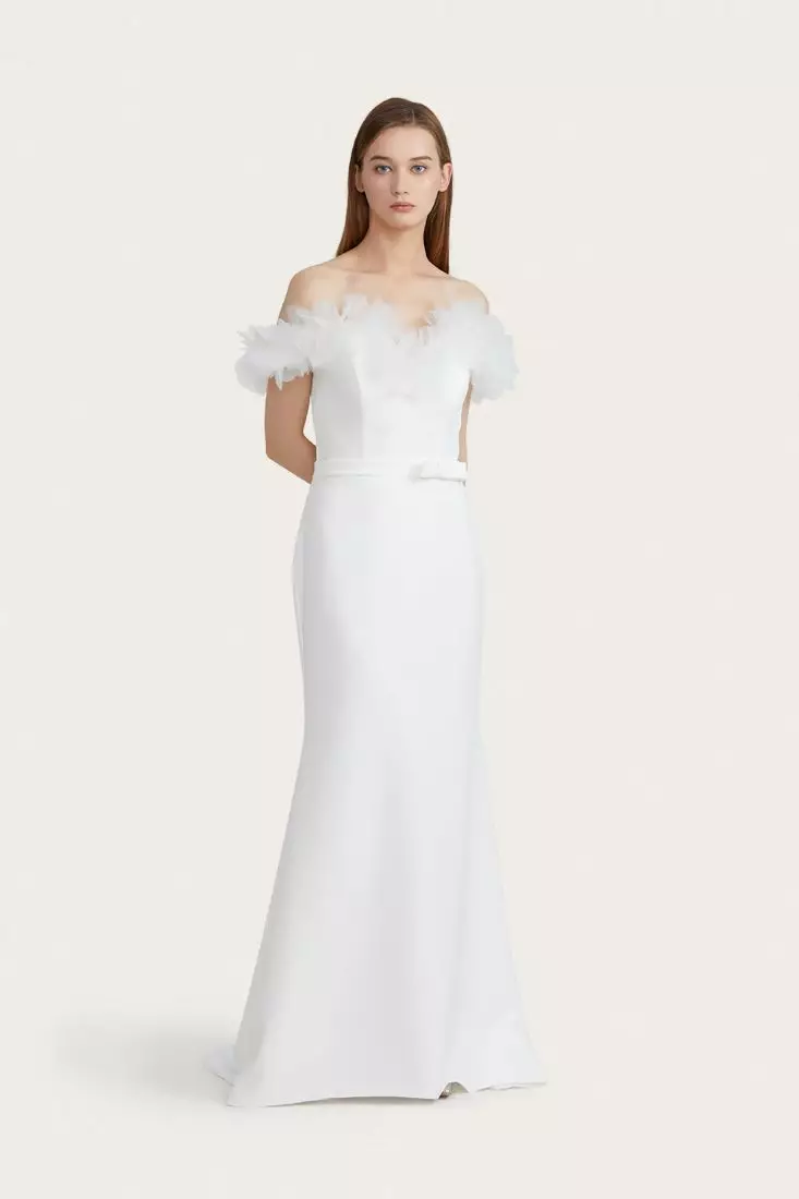 Zalora wedding gown top