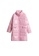 Hopeshow pink Shiny Mid Length Down Jacket 0D7D9AAB5EAA2DGS_6