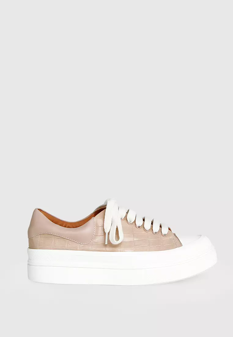 Discount on Belle & Bloom  shoes - SKU: Just A Dream Croc Leather Sneaker