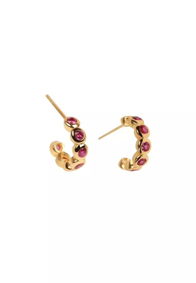 Vermeil Sora Huggie Earrings