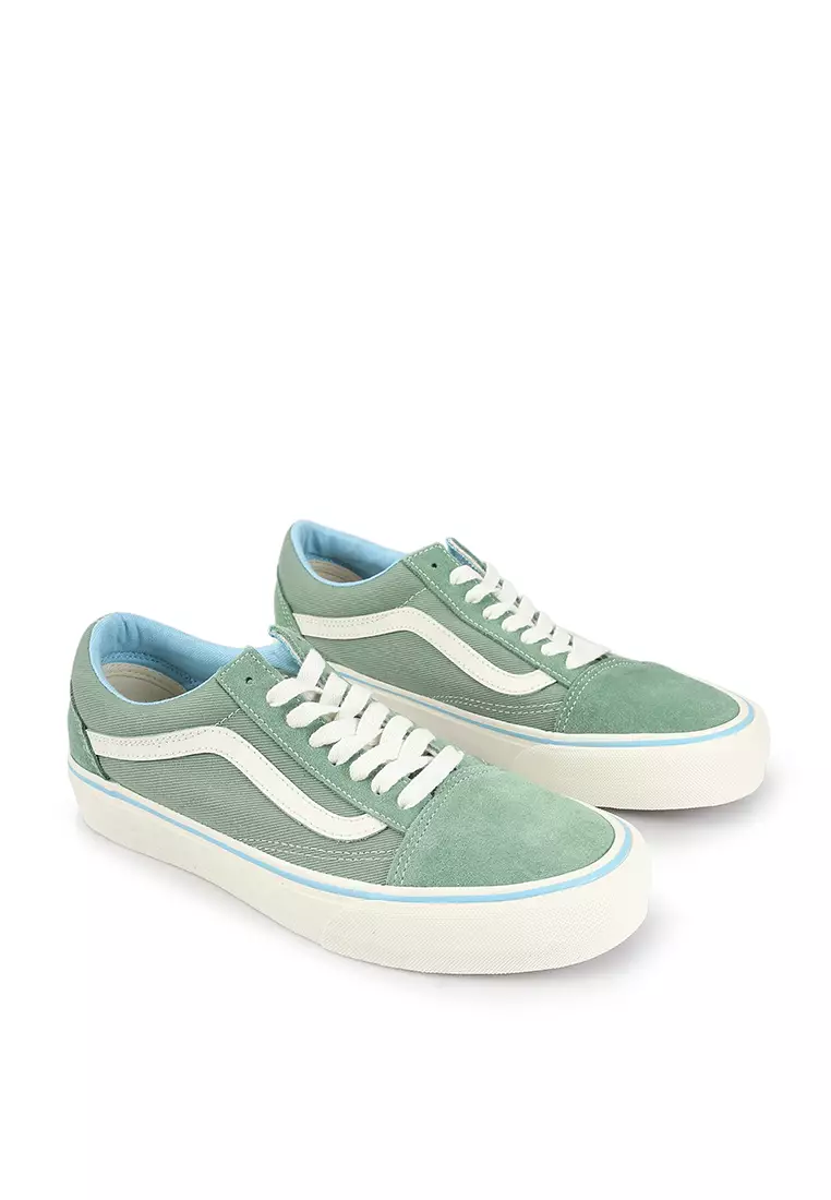 Light green vans old skool store