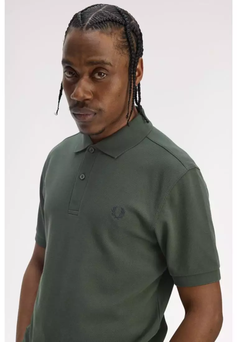 Fred Perry M6000 The Fred Perry Shirt (Court Green / Navy)