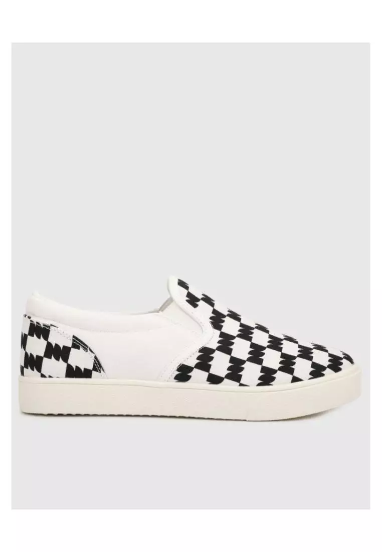 Discount on Milliot  shoes - SKU: Checker"m" Rounded Toe Sneakers Women