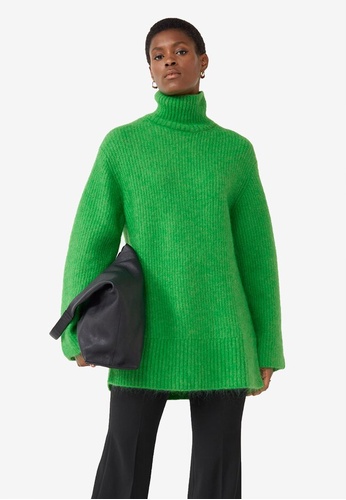 & Other Stories green Knitted Turtleneck Jumper EAF00AA8B25AFFGS_1
