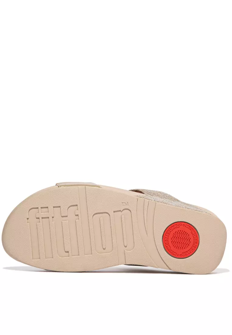 FitFlop LULU Women's Glitz Slides - Platino (ET6-675)