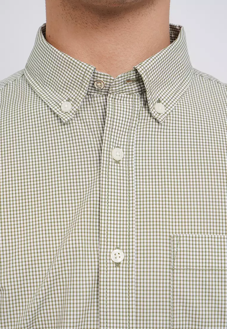 Regular Fit Long Sleeve Checks Shirt