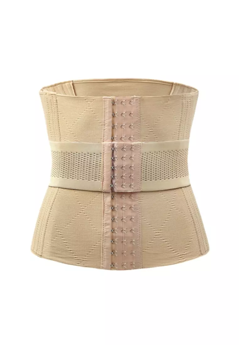 Premium Saloma High-Waisted Shaping & Compression Girdle Body Shaper Shapewear in Nude