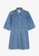 Monki blue Mini Denim Shirt Dress 06B11AA36570F3GS_5