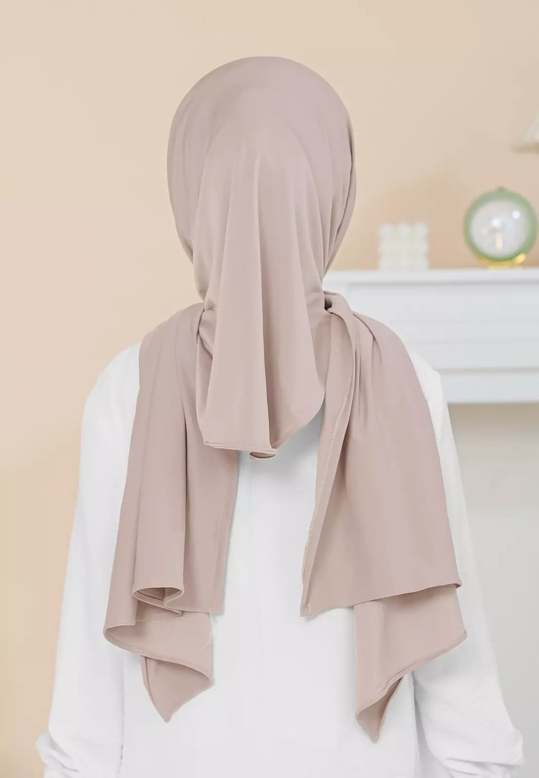 Cotton Bee - Calla Oval Instan | Hijab Pashmina Instan Anak - Summer Sand