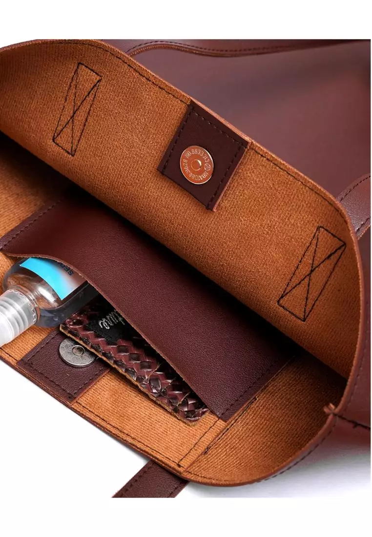 Tote Bag / Laptop Bag Vegan Leather Ludwig