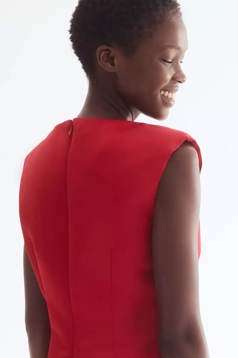 Bow-detail dress