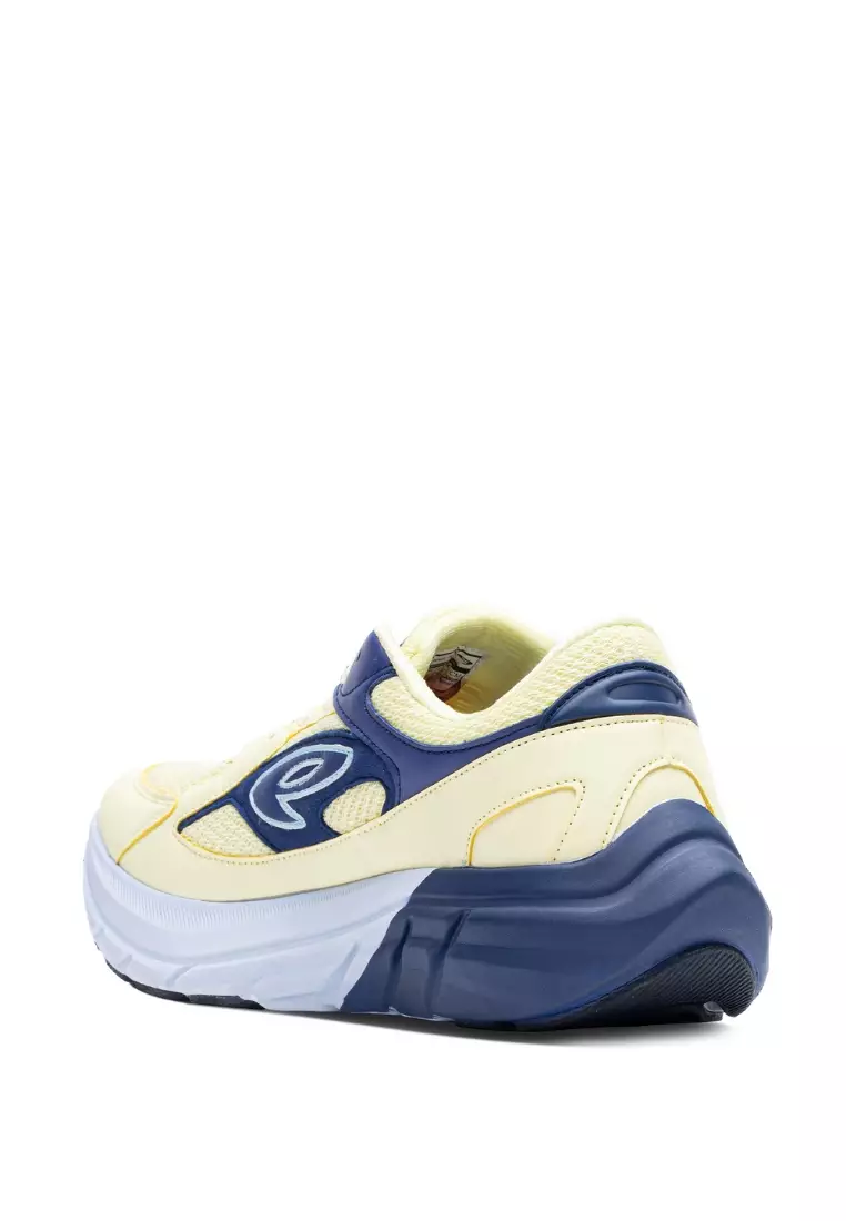 910 Nineten FUUTO HERITAGE LS Sepatu Sport Style - Kuning/Navy/Abu muda