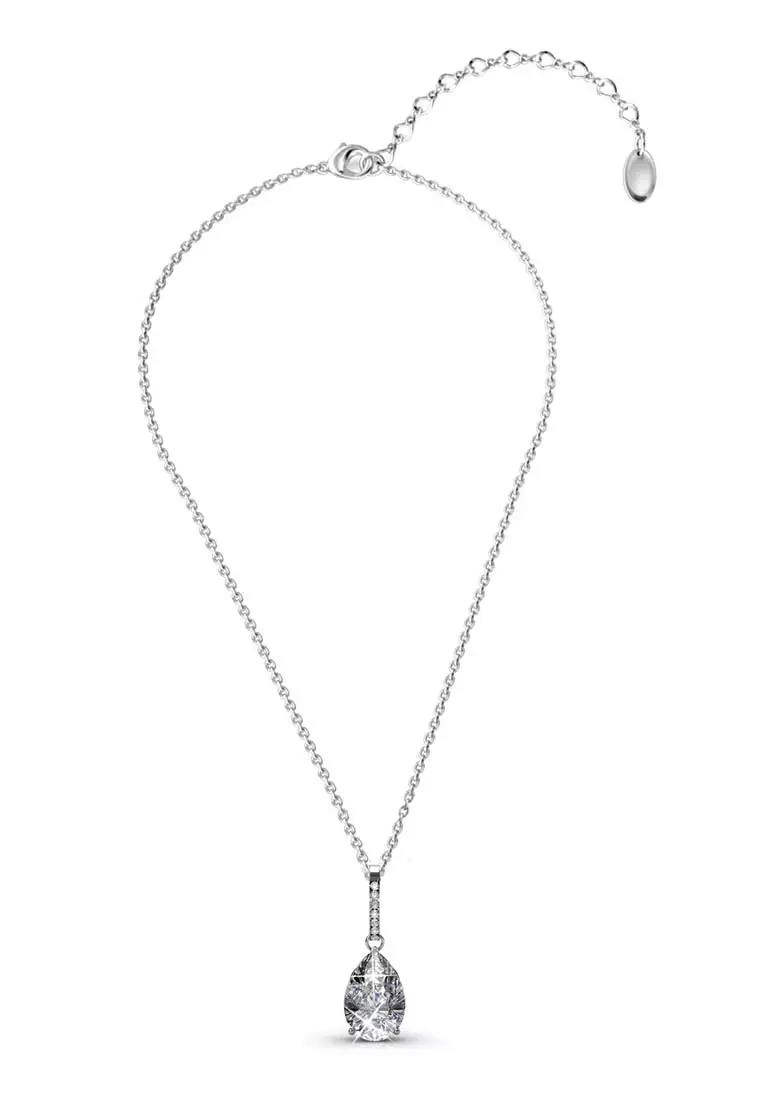 Dew Drop Pendant - Kalung Crystal Swarovski by Her Jewellery