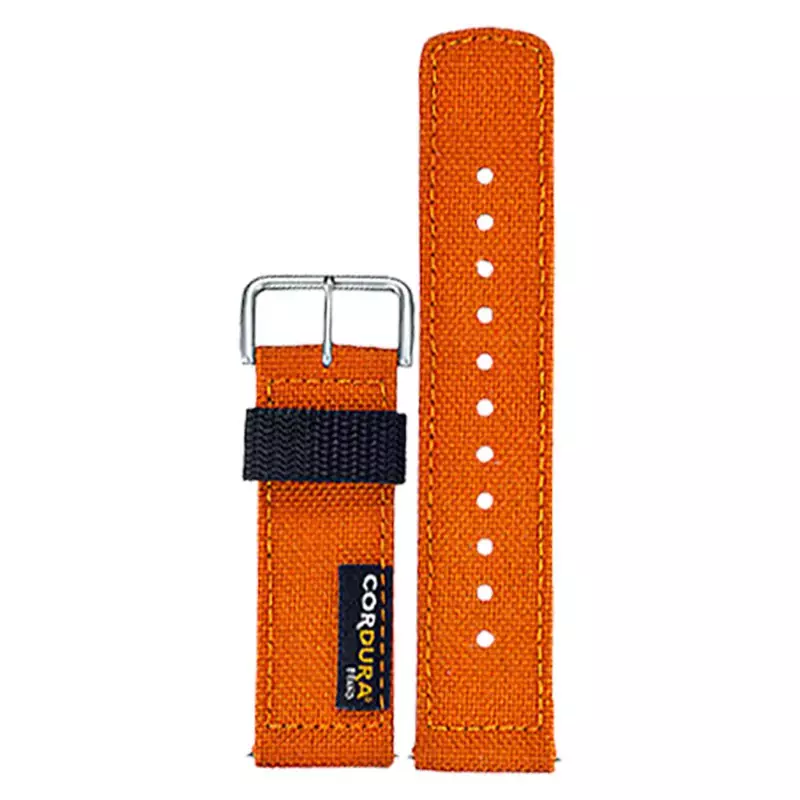 Tali / Strap Jam Tangan Casio Model GA-2000 23mm Orange Canvas - BANDGS01BC-4DR