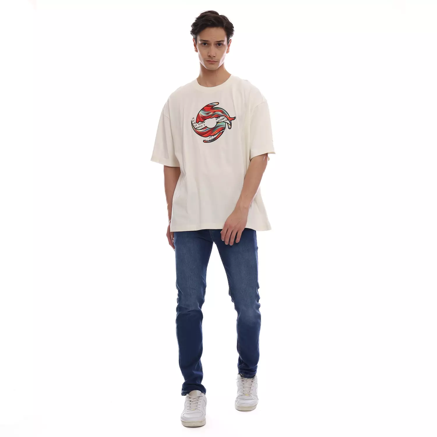 Voxfly Kaos Lengan Pendek Pria Nocturnal Oversize Men Tee Planet Surf