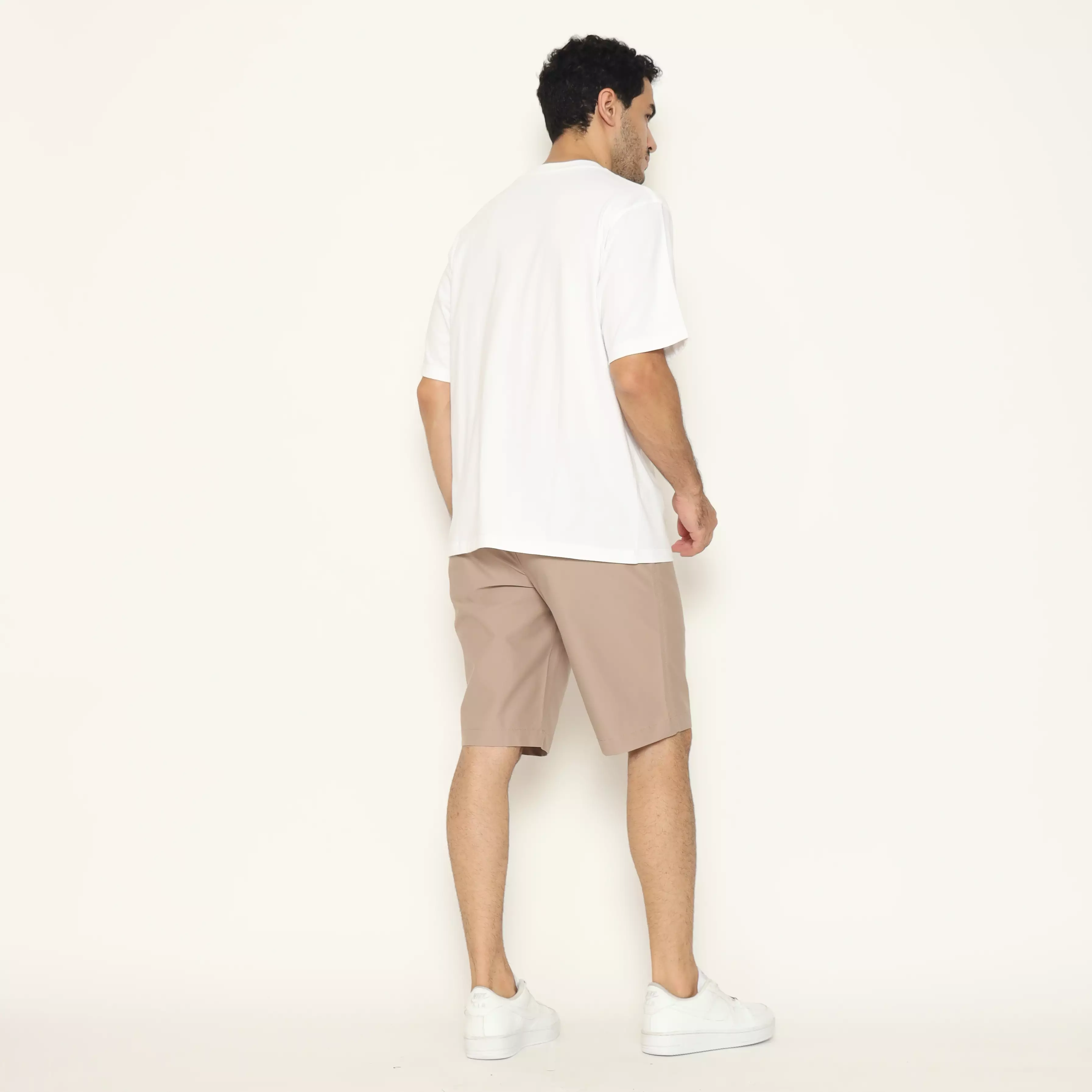 AMK Tshirt Polos Oversized  Pendek TS Sergei S/S White
