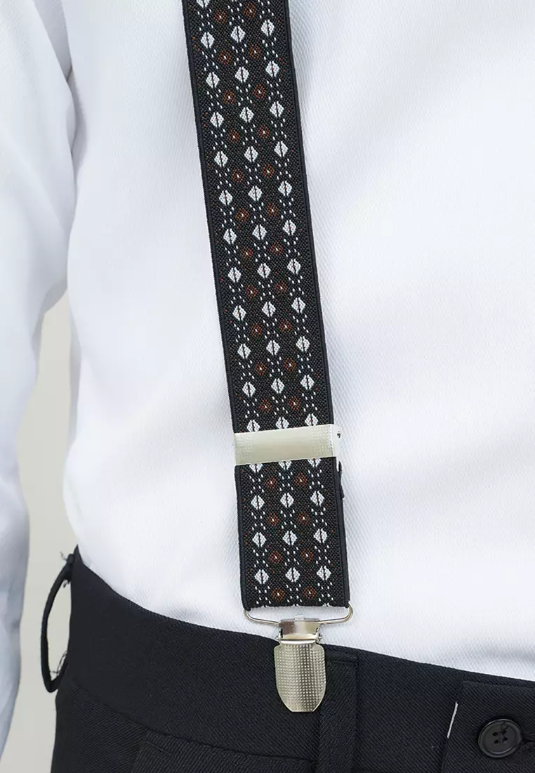 Houseofcuff Suspender Tali Jojon Karet ikat pinggang pria dewasa besar A09