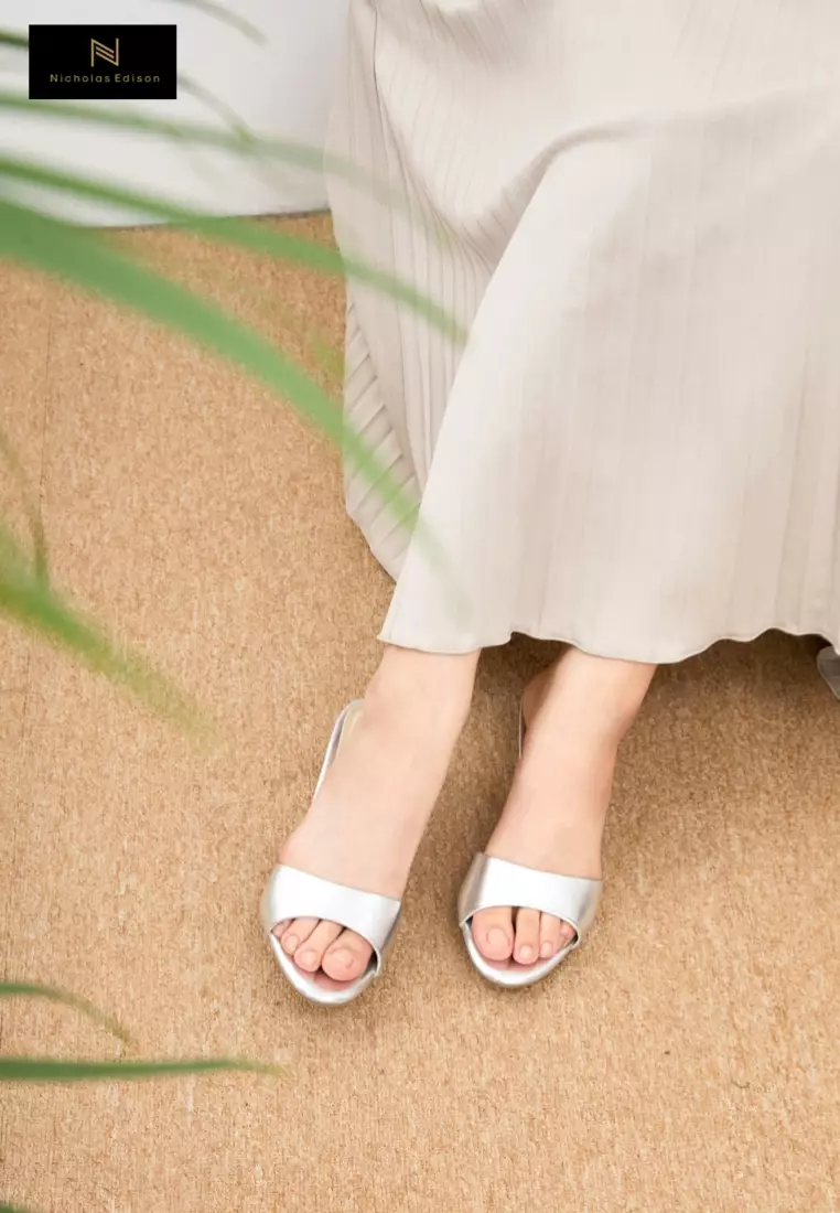 Nicholas Edison Heel Florence Silver