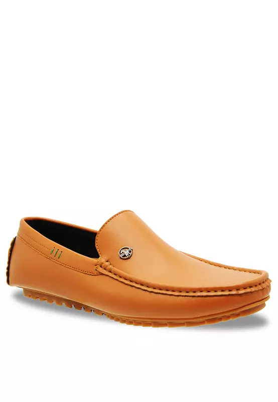 Slip On Faux Leather Business Formal