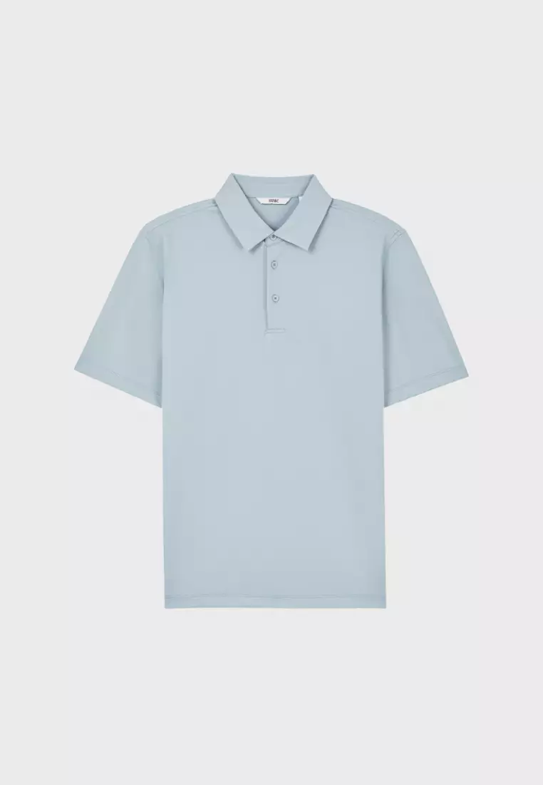 Light Mist Gray Lightweight Functional Polo Shirt