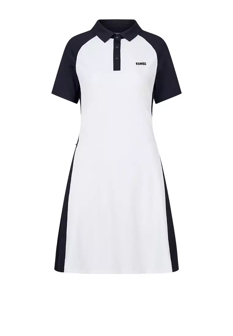 WOMEN'S K-SWISS LOGO COLOR BLOCKS TENNIS DRESS