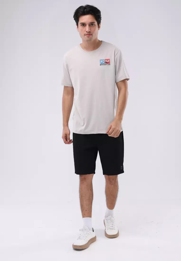 Round Neck Crazyline Short Sleeves