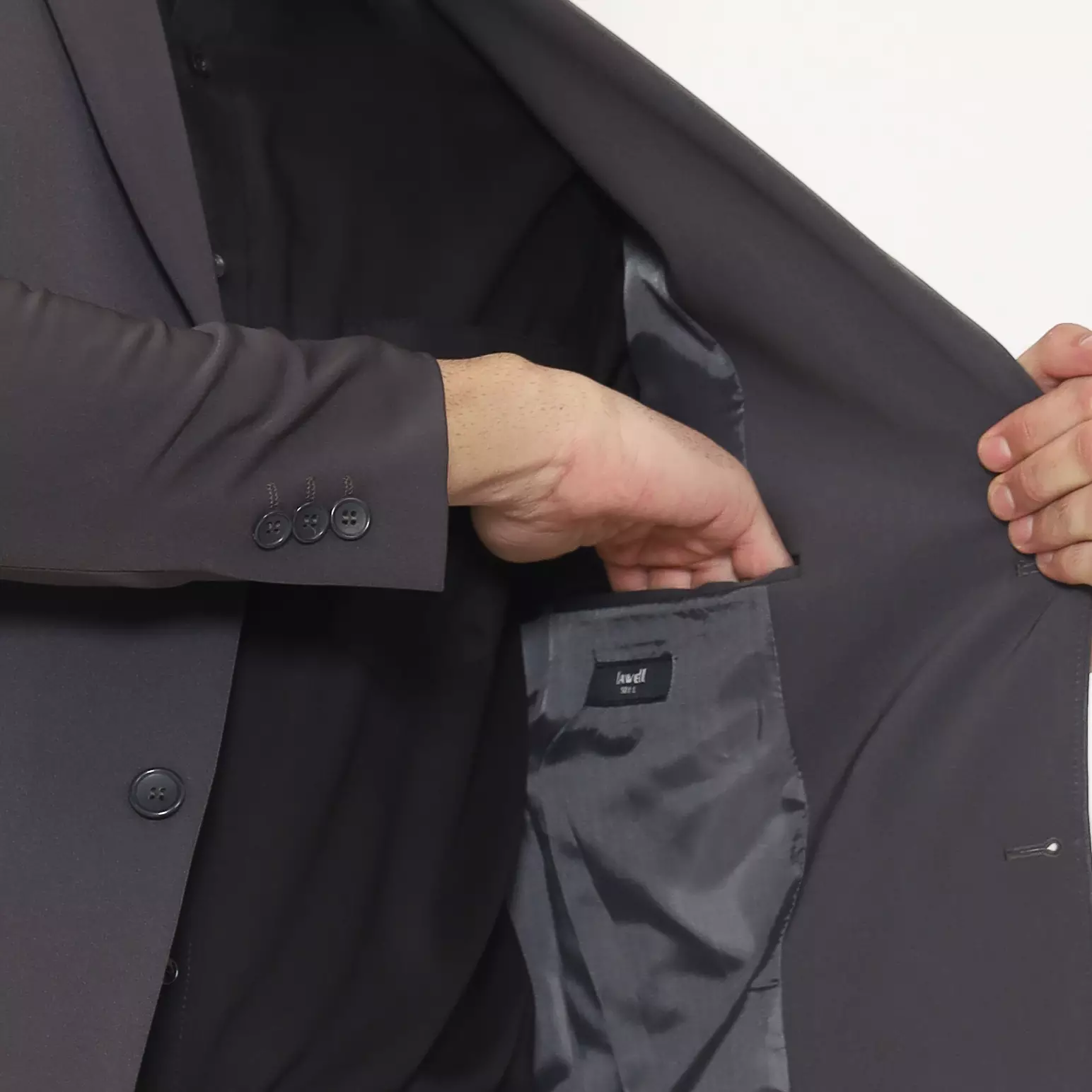 Lawell Jas Pria – PROM Series Warna Dark Grey | Premium Stretch