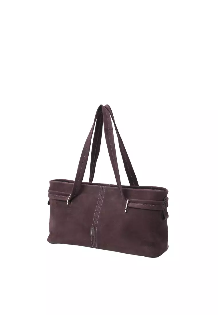 Empiricism Baguette 單肩袋 - 可可棕