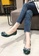 Halo green Bow Waterproof Jelly Flats Shoes 33204SH2881A21GS_5