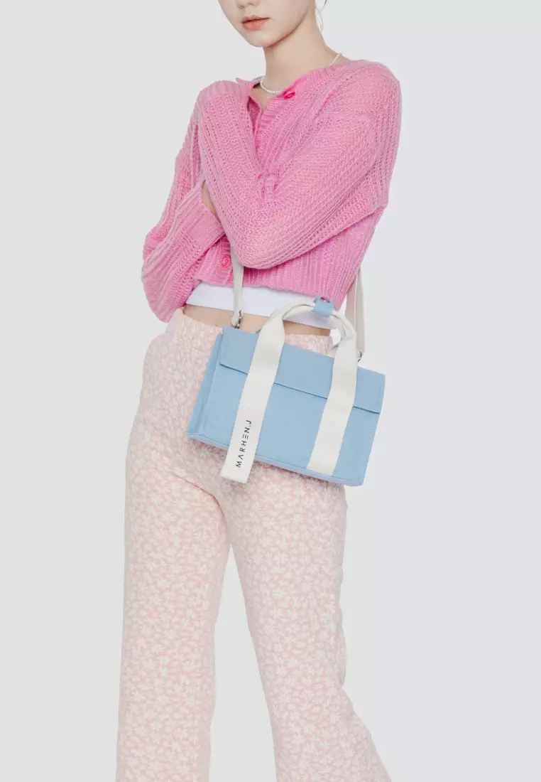 ROY NANO Canvas Crossbody Bag Sky Blue