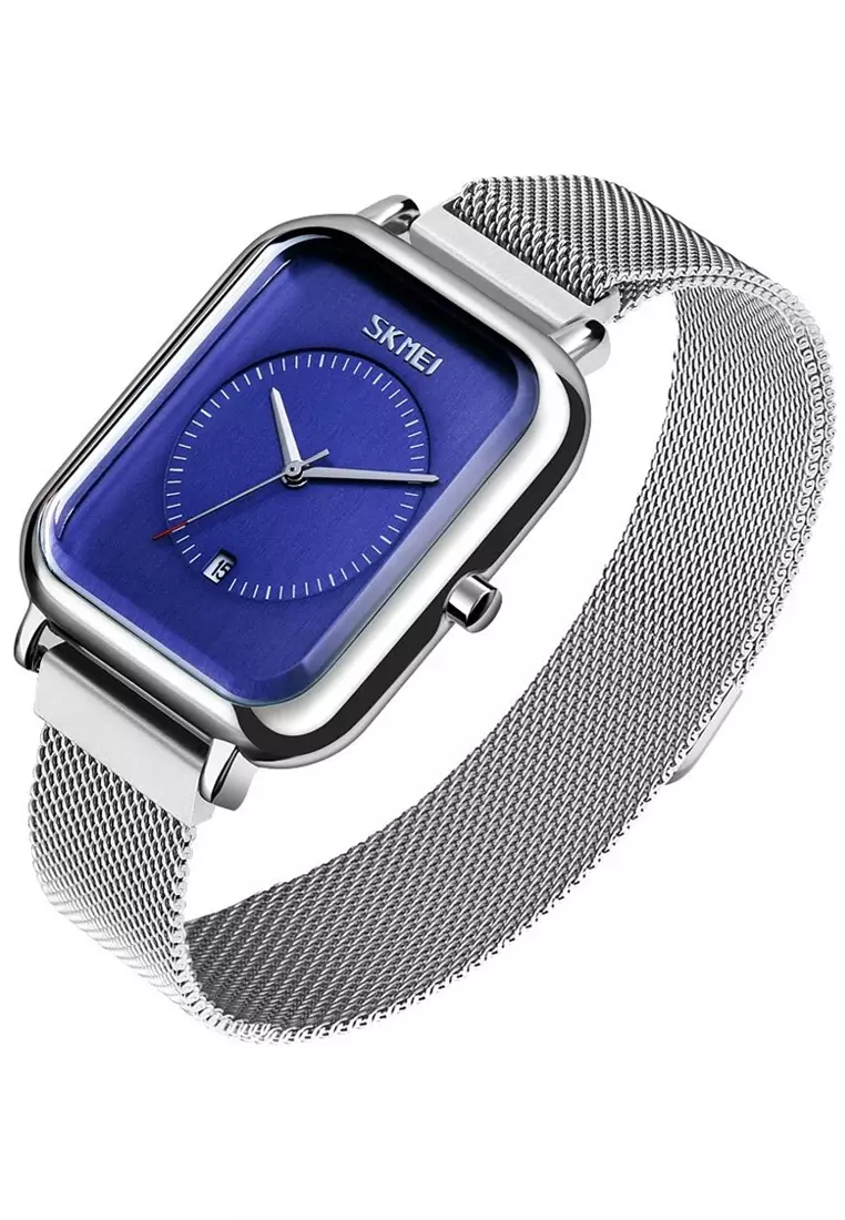 Jam Tangan Casual Analog Wanita Strap Tali Material Stainless Steel QP08 ORIGINAL