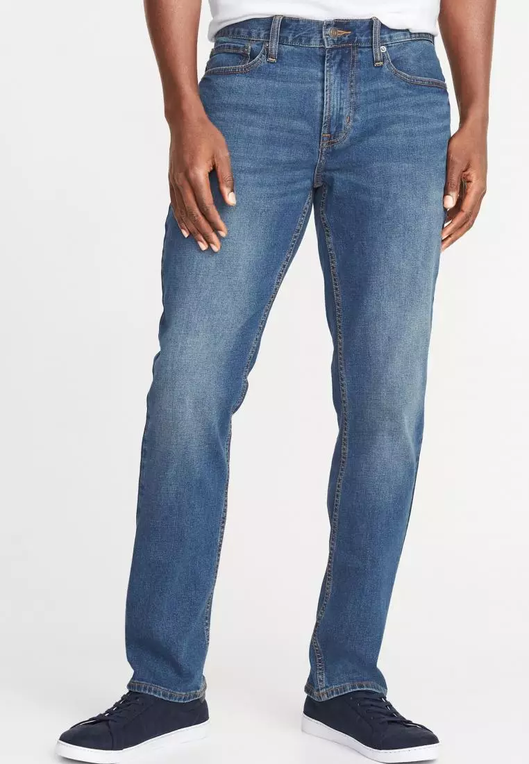 Old navy men's straight on sale jeans